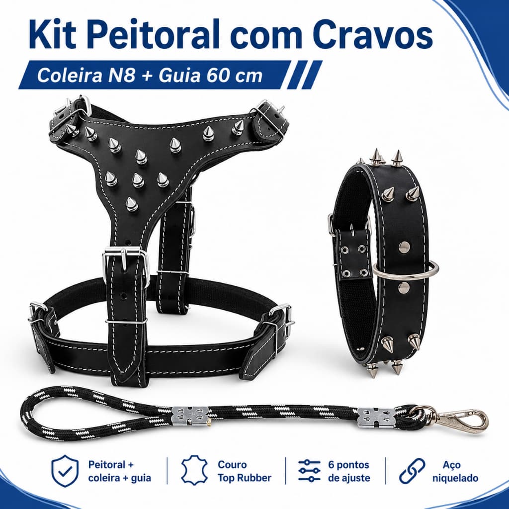 Peitoral para Cachorros Coleira Peitoral para Cães Pitbull Rottweiler Guia para Cachorros