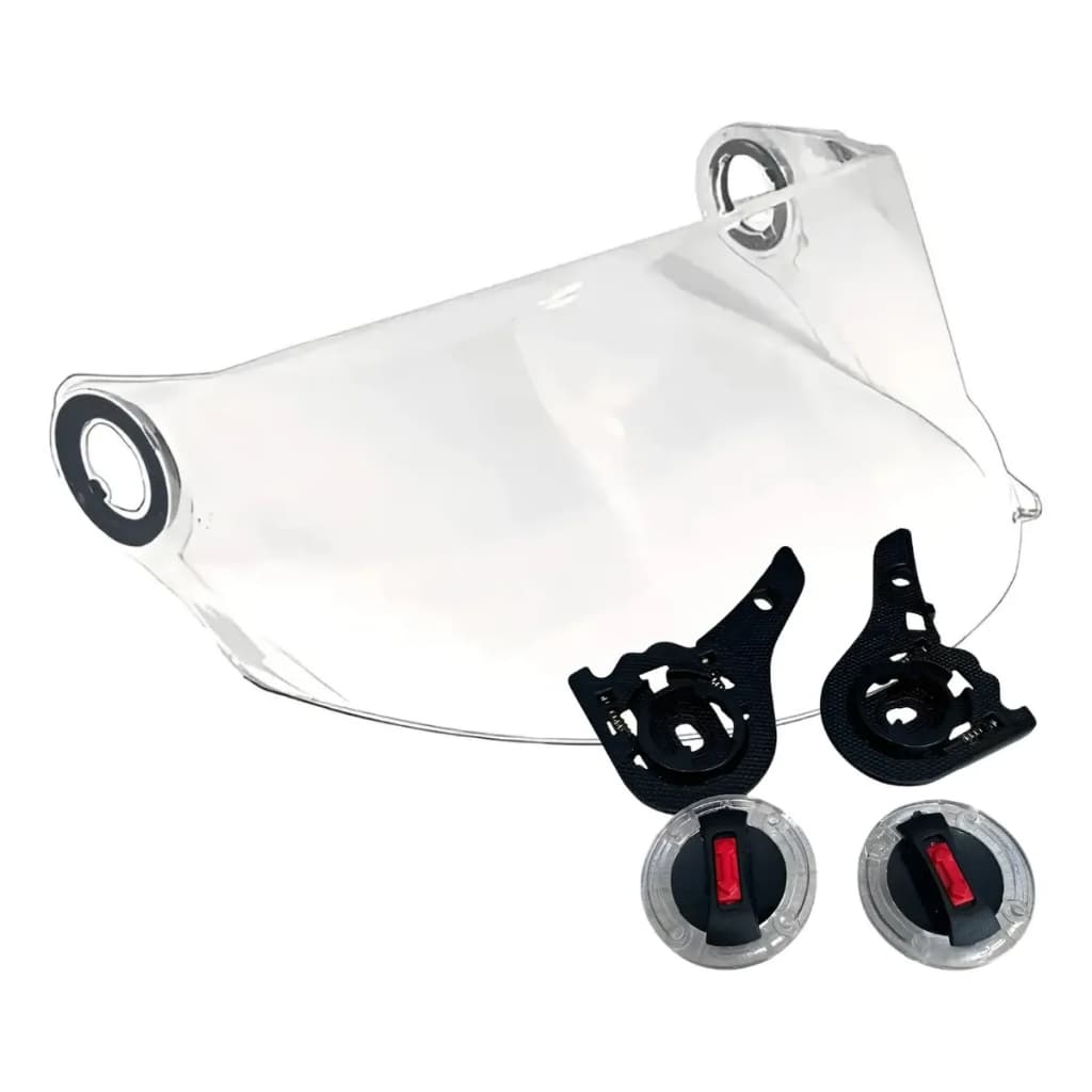 Viseira Cristal Ls2 Ff358 Fw3 Gt Gtn Gtx +kit Reparo Completo