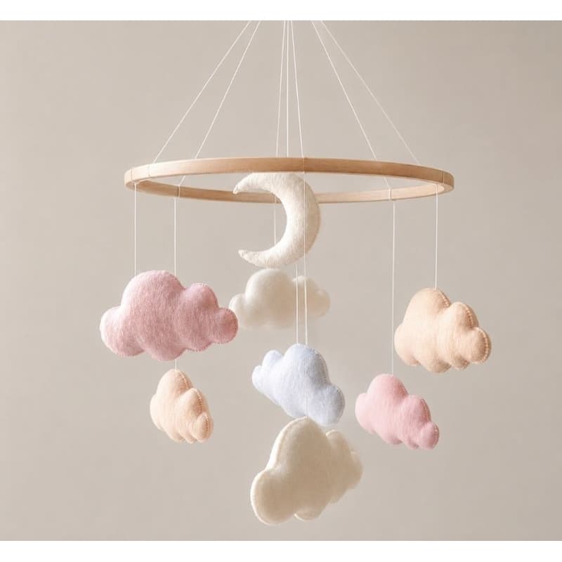 Móbile Lua e Nuvens, Móbile para Berço