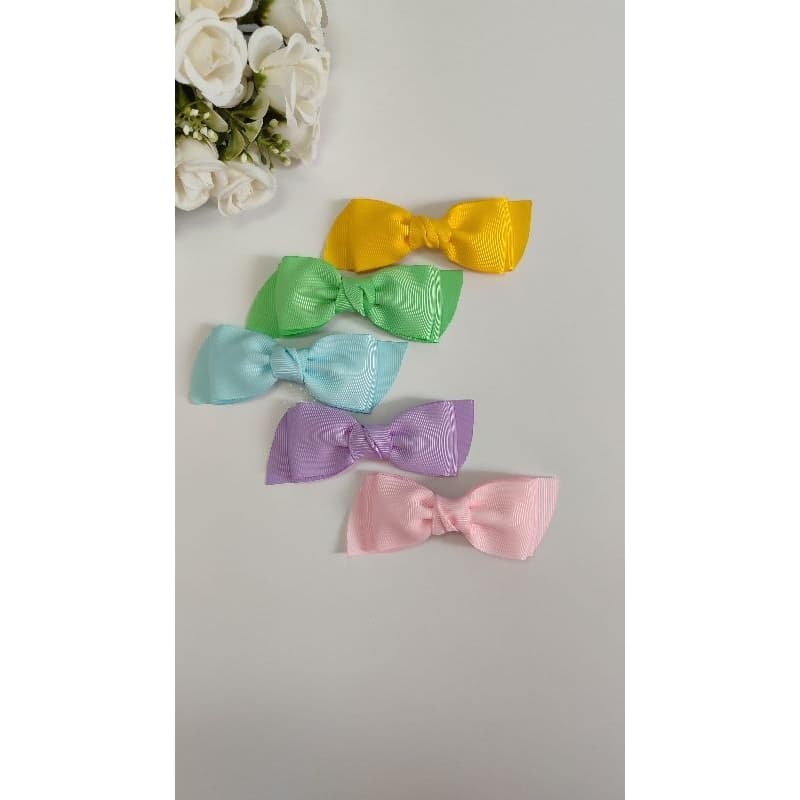 Kit de laços infantil | Presilha Bico de Pato| Laço para menina