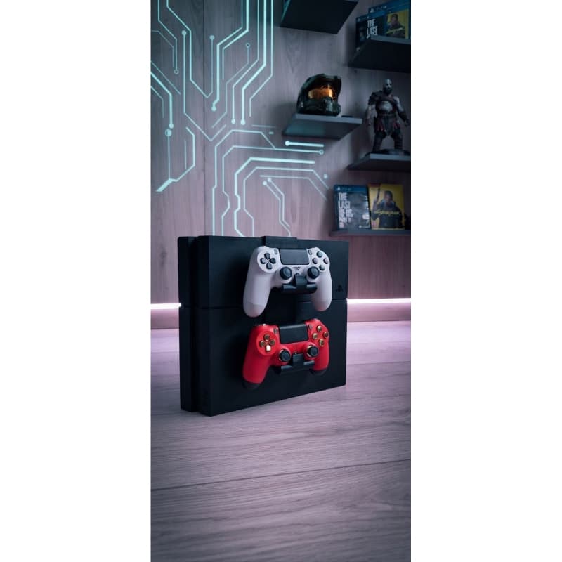 Suporte/porta-controle duplo para PS4