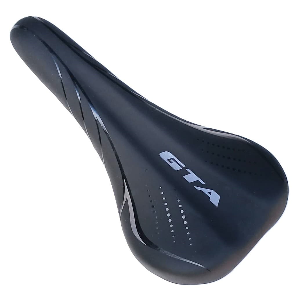 Selim banco bicicleta mtb gta standard preto/cinza sem carrinho/castanha