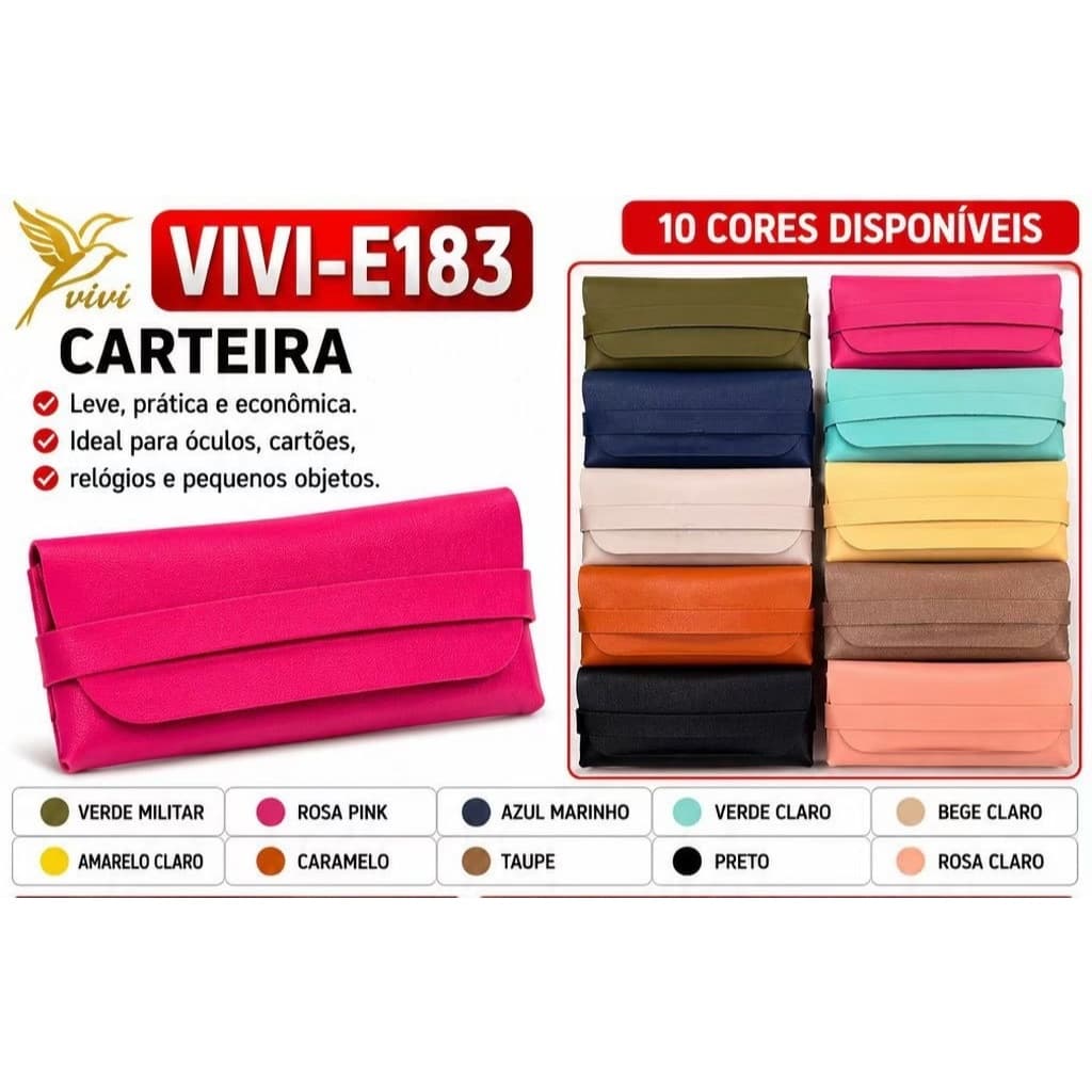 Kit 5 Bolsa de leitura porta óculos de sol estojo em couro sintético case Ecológico Unissex