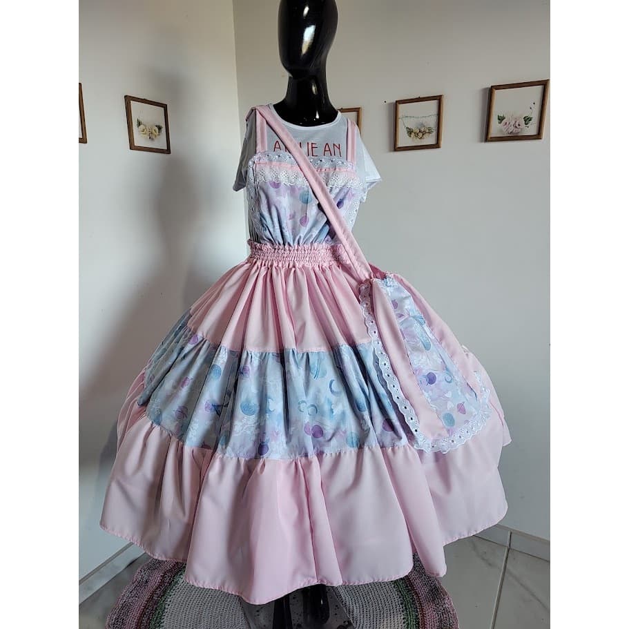 Conjunto de Erê Rosa e Azul Umbanda/Candomblé