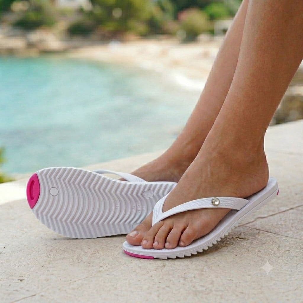 CHINELO FEMININO PONTO DE LUZ COM DETALHES NA SOLA