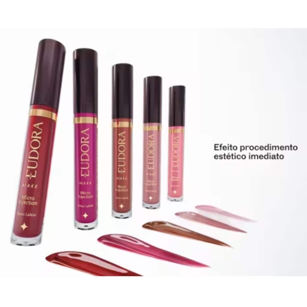 Lançamento - Gloss Labial Micro Injection 5,2ml, EUDORA (SELECIONE A COR DESEJADA)