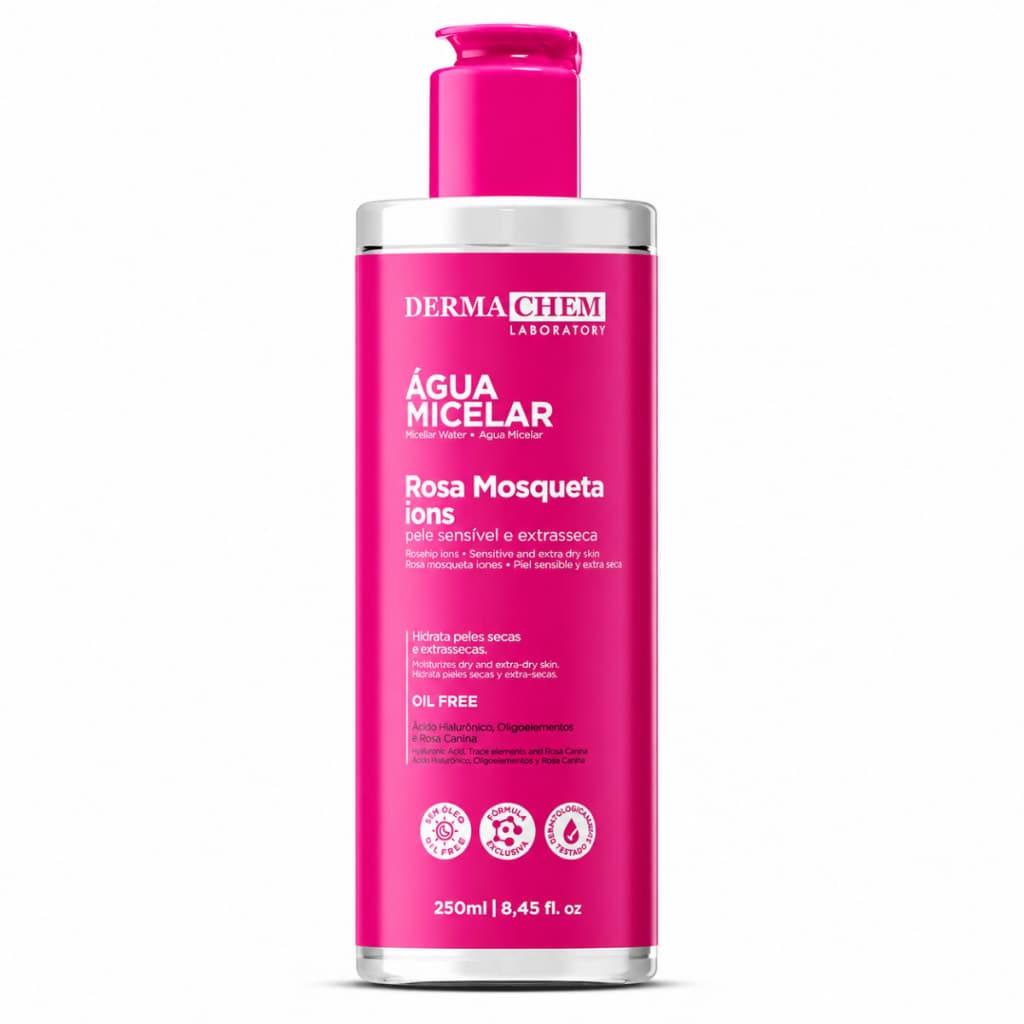 Água Micelar Rosa Mosqueta 250ml Dermachem