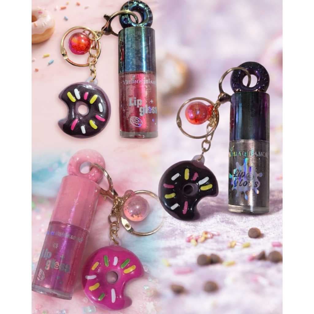 Lip Gloss Donuts Chaveiro Yoyo Maquiamor