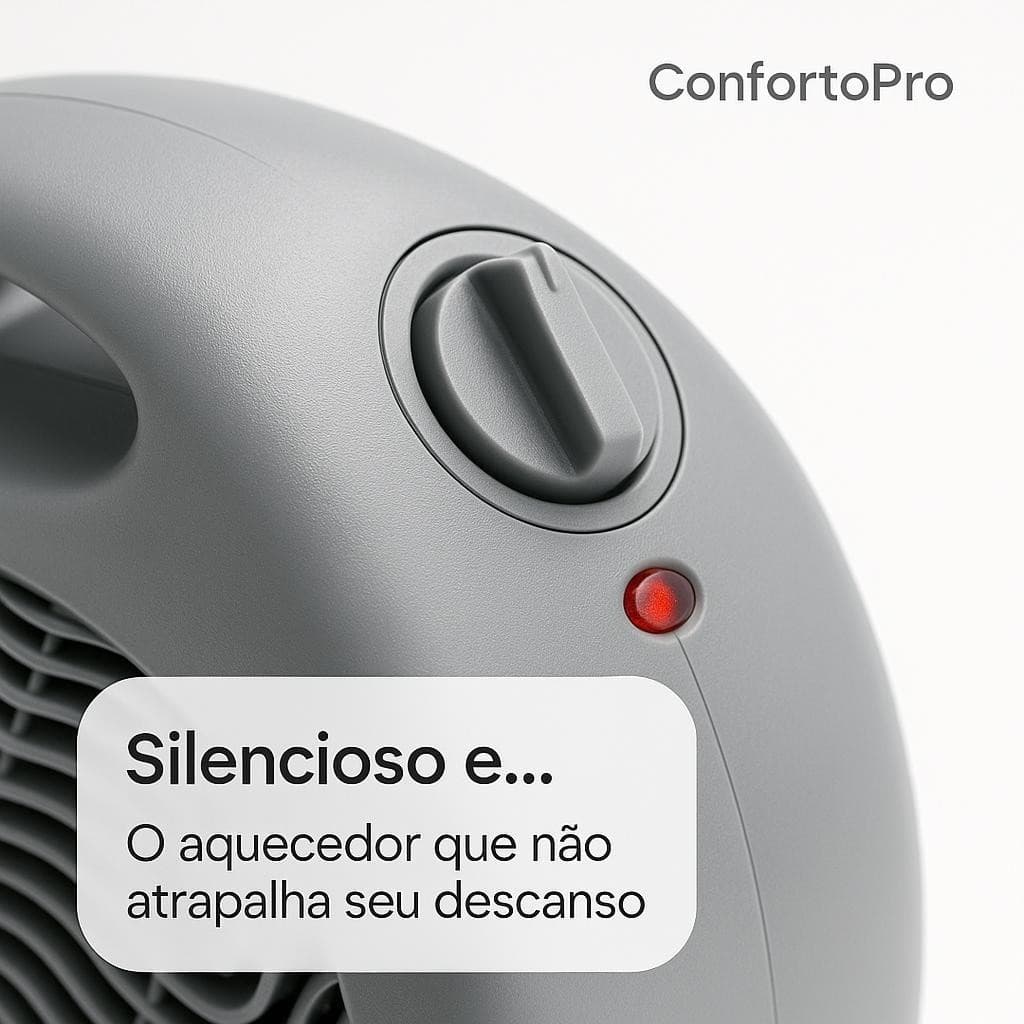 Aquecedor Compacto Termoventilador 2000w 220v Potente Silencioso Residencial Oficina