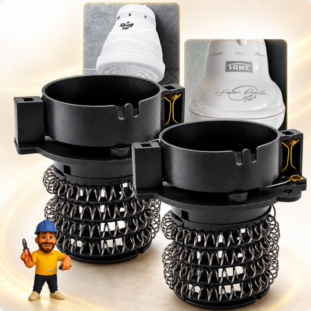Kit 2 Resistência Kibanho 3 Temperaturas / Super Ducha Tropical 3 Temperaturas 3000w 127v - Pratimix