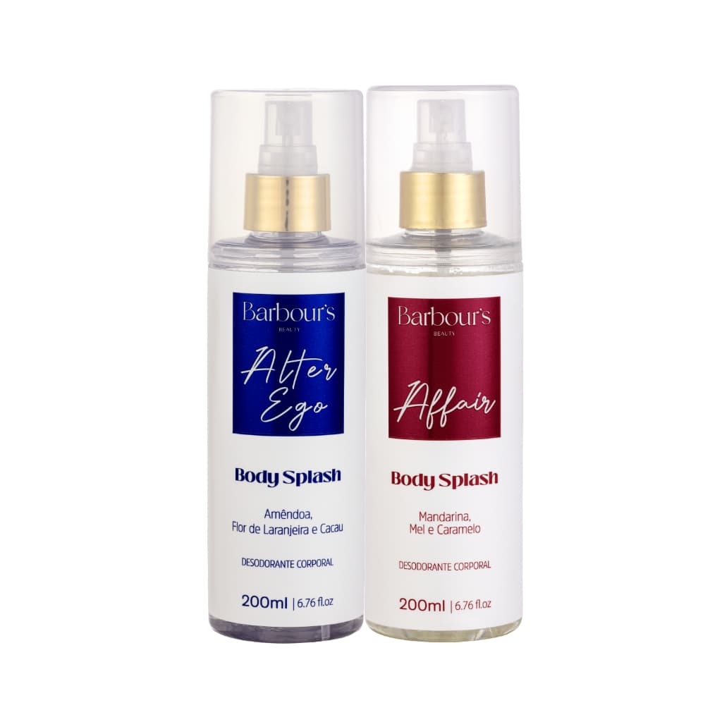 Kit Body Splash Alter Ego e Affair 200ml Barbour's Beauty