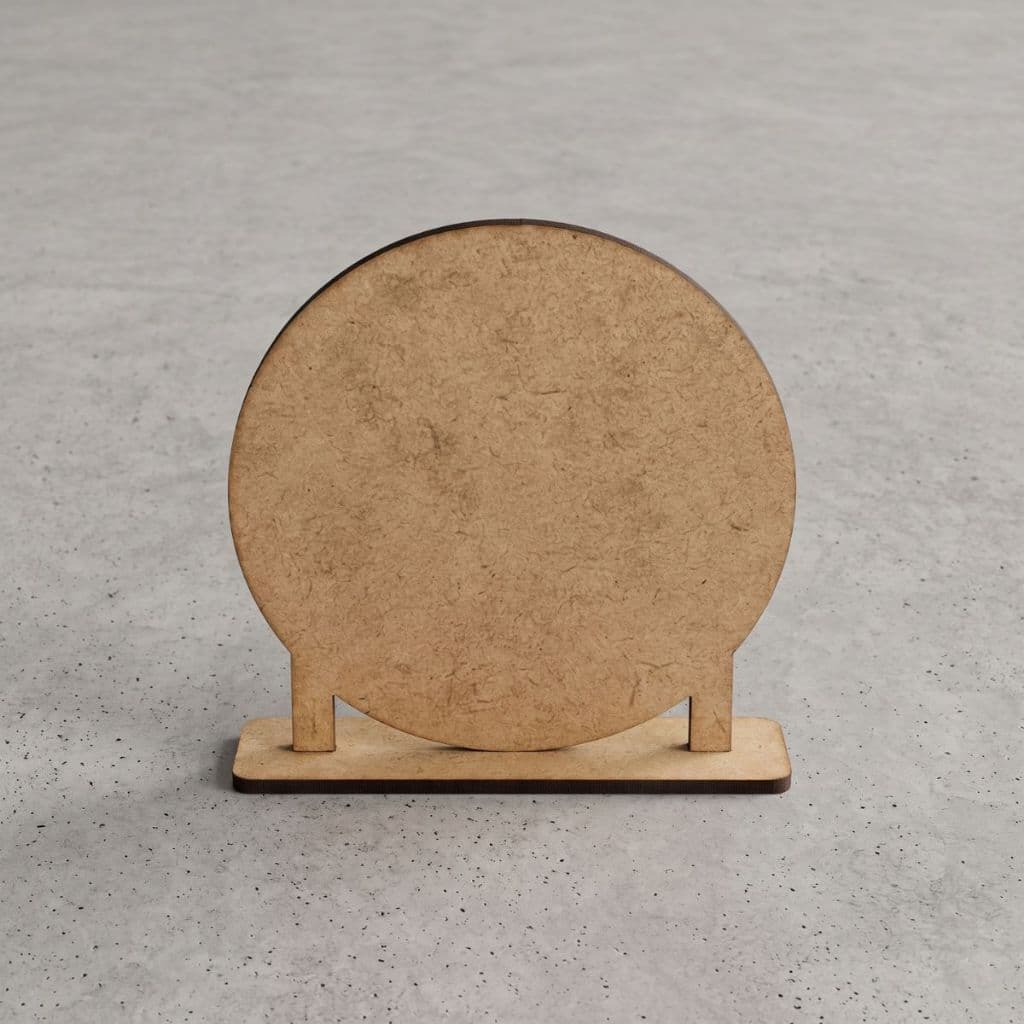 Kit 50 mini painel cenario redondo 6 cm mdf cru mini painel fundo festa miniatura p caixinha cenario