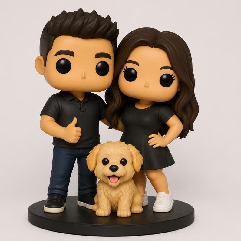 Boneco Personalizado com Sua Foto | Impressão 3D | Presente Criativo para Namorado e Casamento