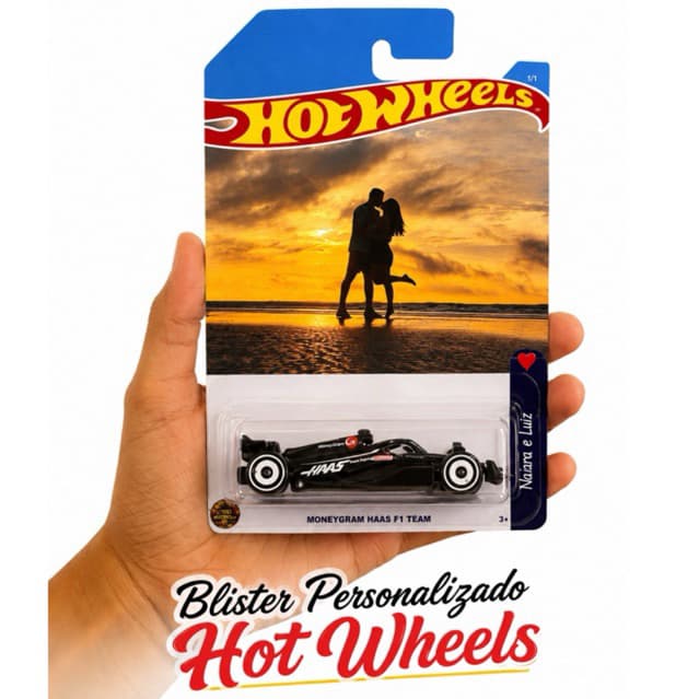 Carrinho Hot Wheels original Personalizado com foto Dia dos Pais namorados presente Dia das criança