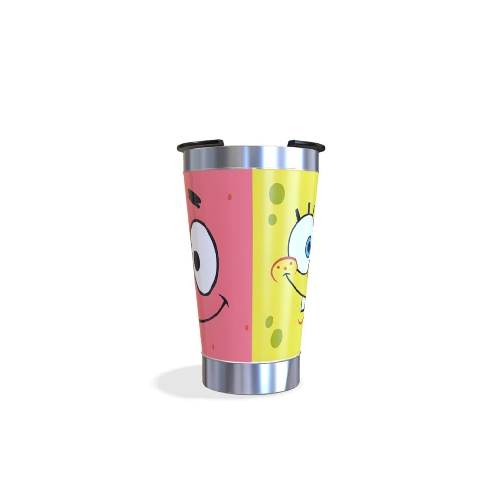 Copo Térmico 473ml com Tampa em Aço Inox Personalizado de Personagens, Prático, Resistente e Durável