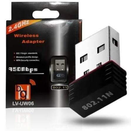 Adaptador WiFi USB Wireless LV-UW06 802.11N Receptor de Internet para PC e Notebook