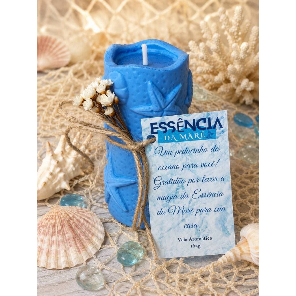 Vela Fundo do Mar Artesanal Decorativa Oceânica Aromática.