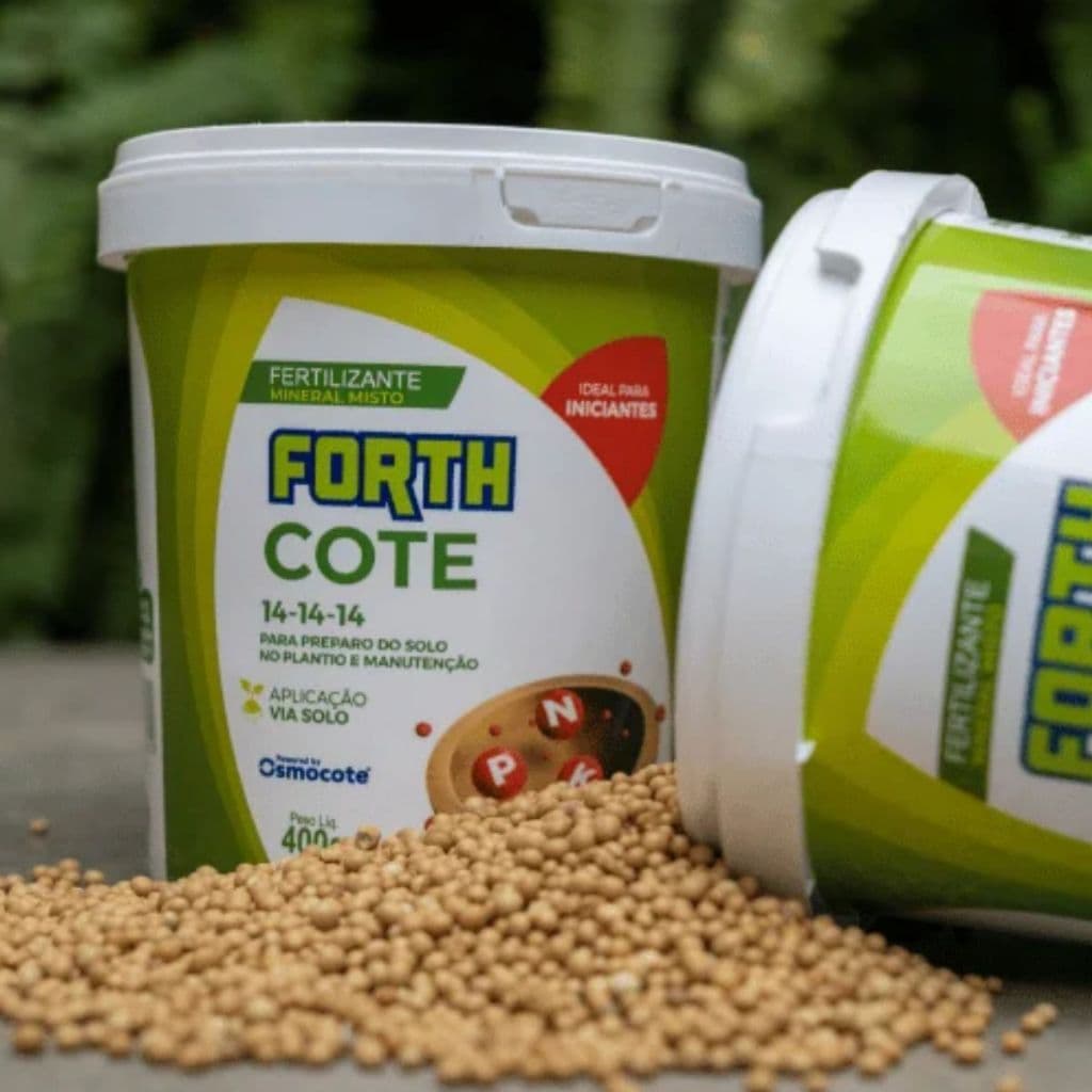 Adubo Fertilizante Forth Classic Osmocote 14-14-14 400g garante nutrição prolongada para as plantas