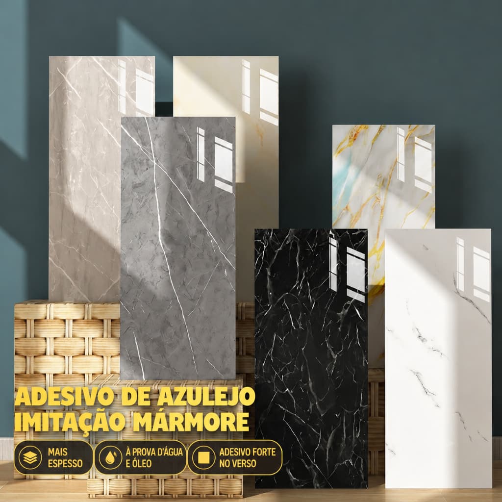 20/30/60 Peças Placas Adesiva 3D Mármore De Parede Relevo Lavável 60cm × 30cm Decoração Para Casa