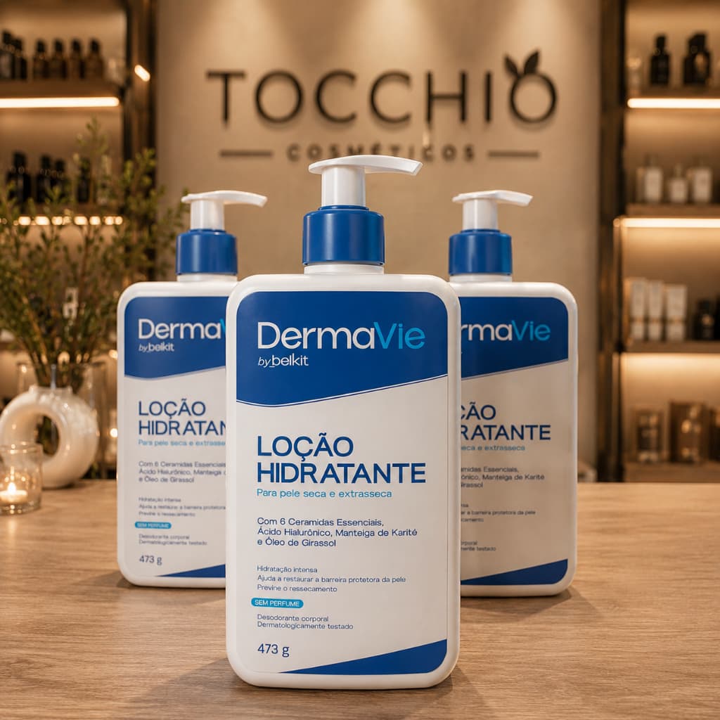 Loção Hidratante DERMAVIE BELKIT 473g  Alta Qualidade Creme Corporal Dermatologicamente Testado