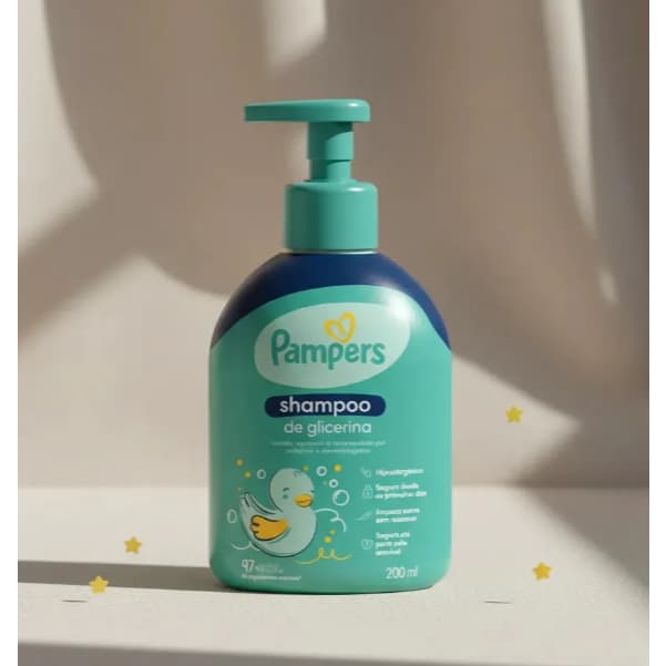 Shampoo de Glicerina Pampers - 200ml