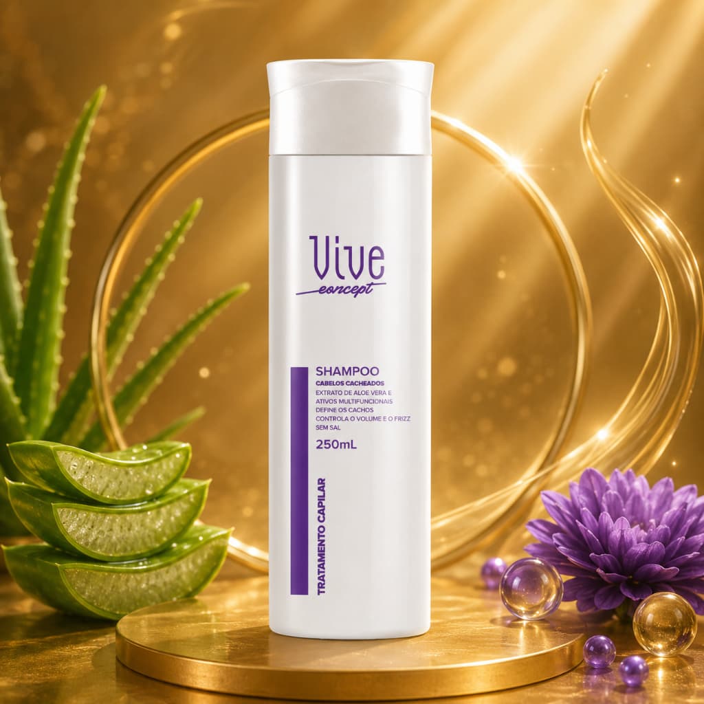 Kit Shampoo + Máscara Avora Vive Concept Cacheados e Ondulados 250ml Cada