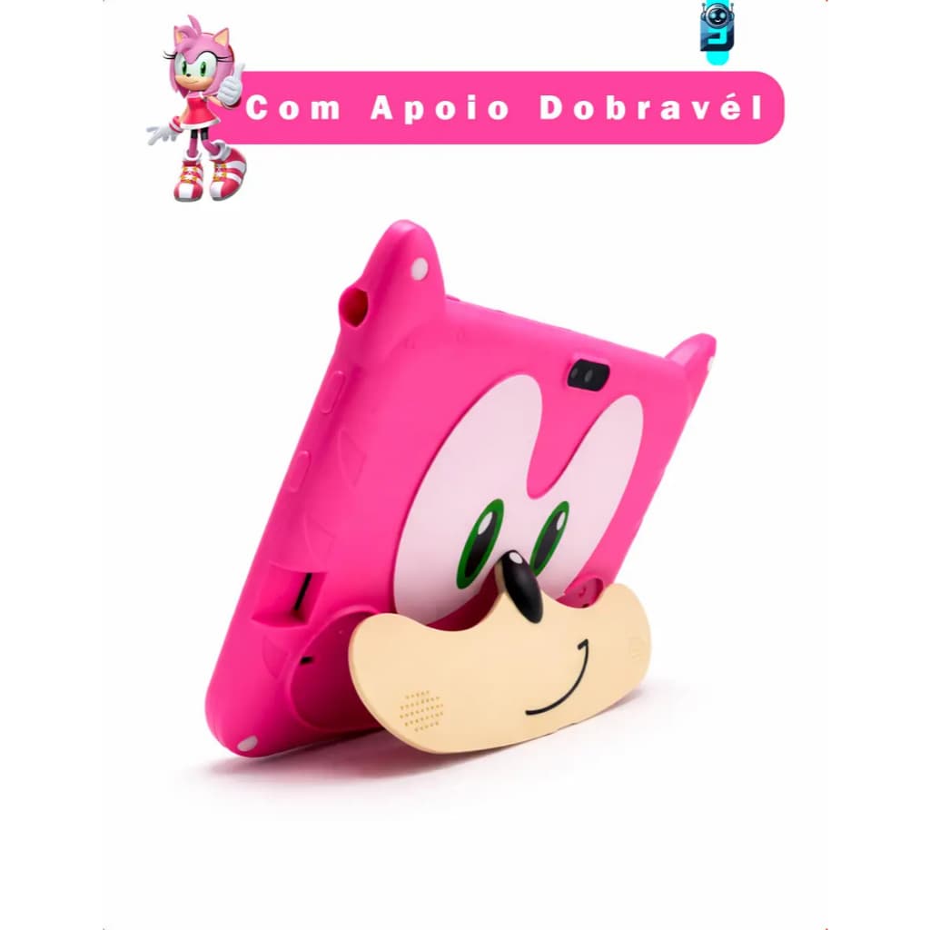 Tablet Infantil Smart2030 Sonic 7 Polegadas 64GB 4GB RAM Android Wi-Fi Bluetooth Controle Parental Azul