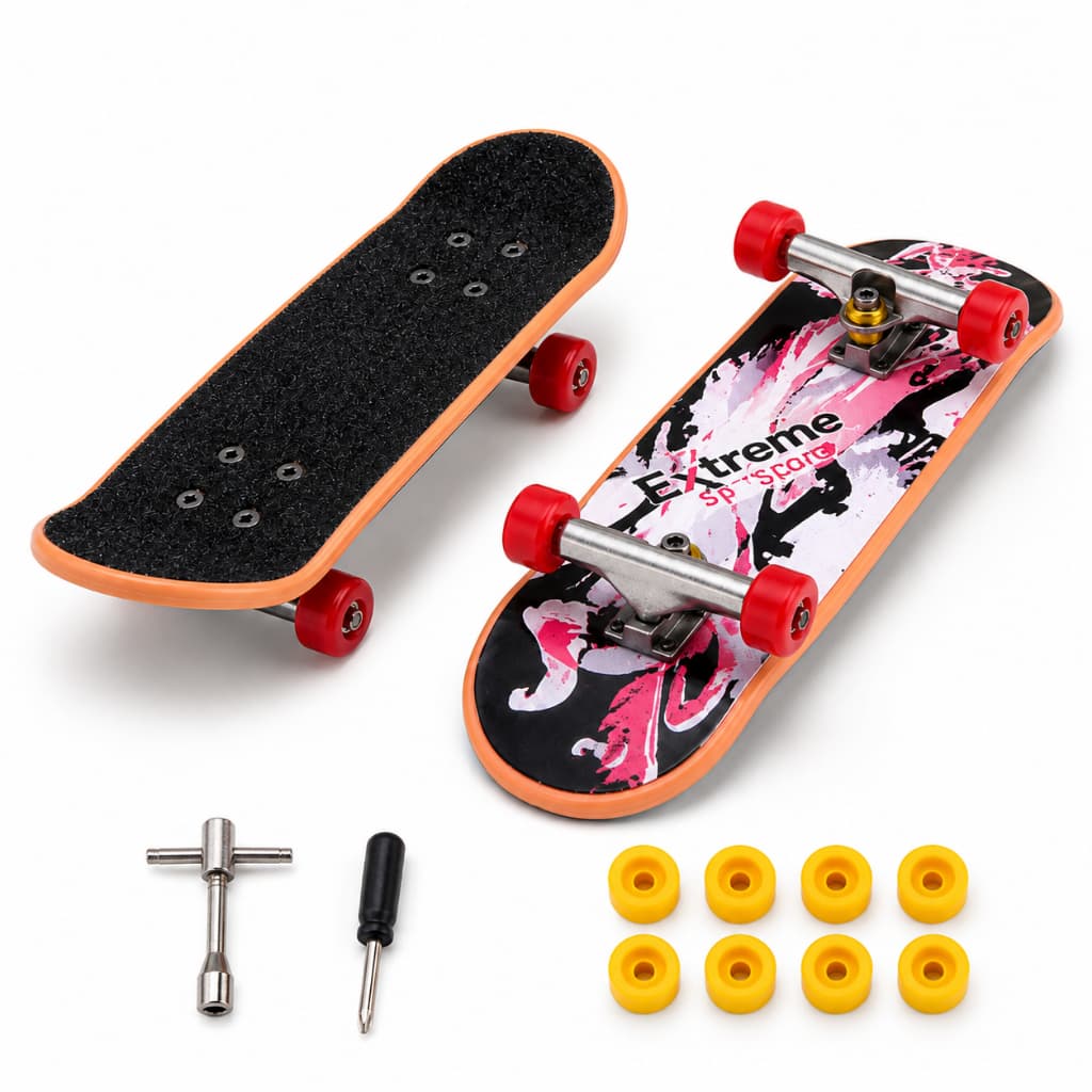 Kit 2 Fingerboard Skate De Dedo Profissional Mini Brinquedo
