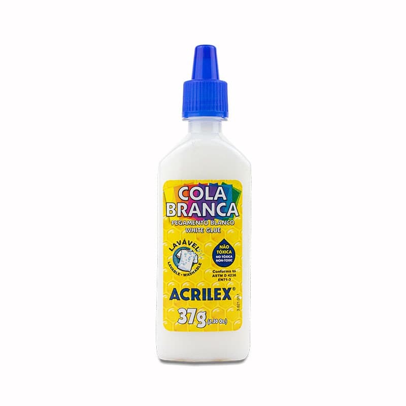 Cola Branca Líquida ( Pequena 37g) - Acrilex