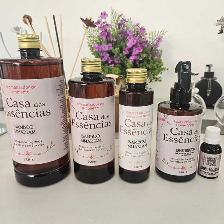 Bamboo Aromatizador 1l 500ml Home Spray 350ml Essencia em Óleo 30ml Refil Nevoa 200ml Elegante