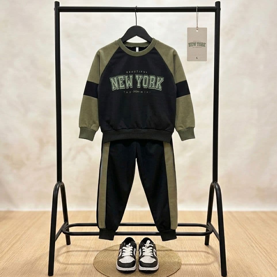 Conjunto de frio para meninos abrigo agasalho casaco e calça para o inverno quentinho