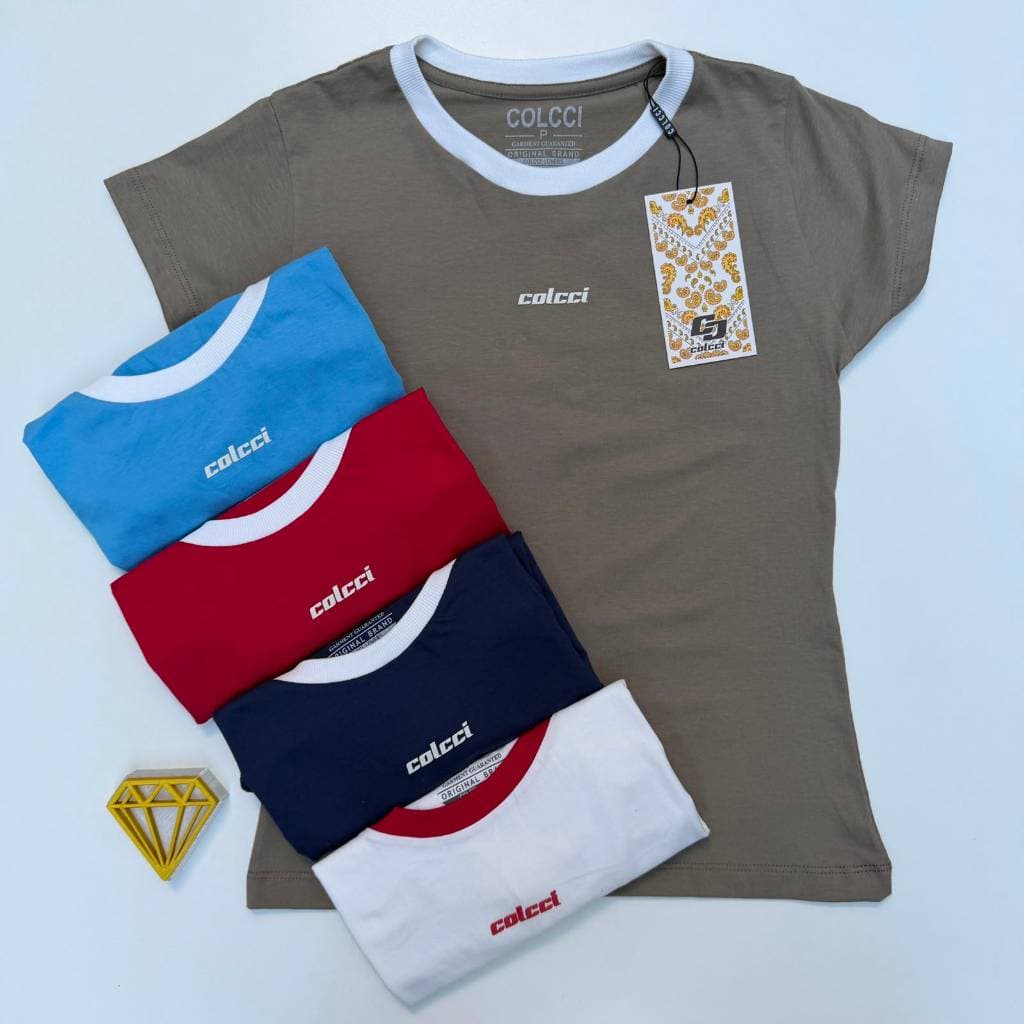 T-Shirt Colcci Feminina Básica Casual Confortável Premium