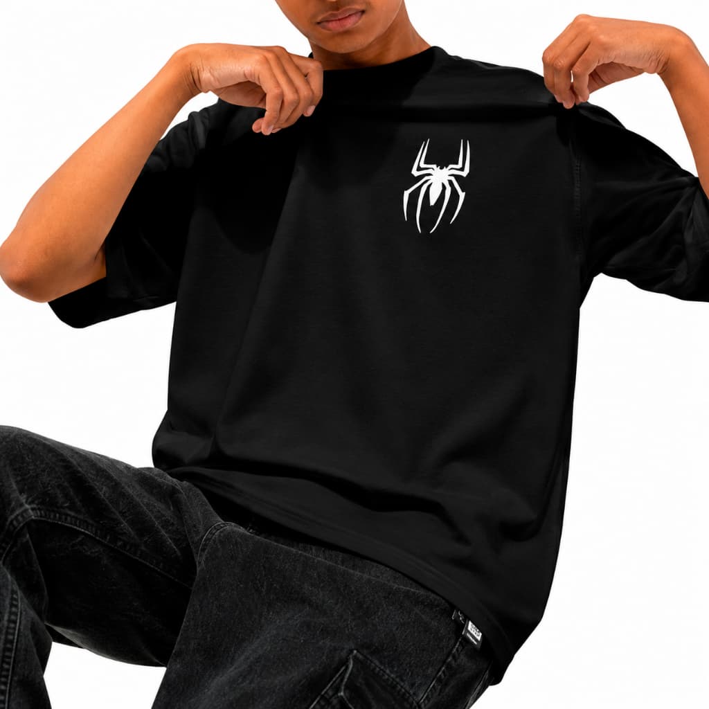 Camiseta Aranha Streetwear Unissex | 100% Algodão Premium | Estampa Exclusiva MODA MASCULINA- MODA UNISEXX