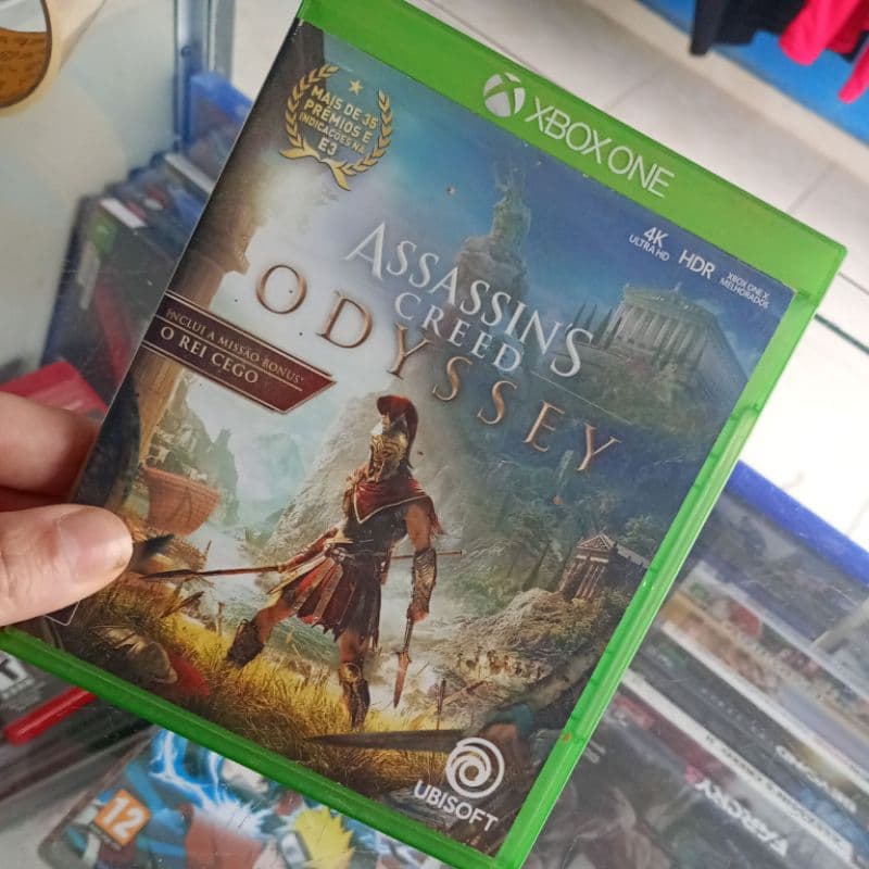 JOGO ASSASSINS CREED ODYSSEY XBOXONE MÍDIA FÍSICA SEMI NOVO