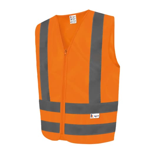 Kit 3 Coletes de Segurança Refletivo Laranja Sinalização