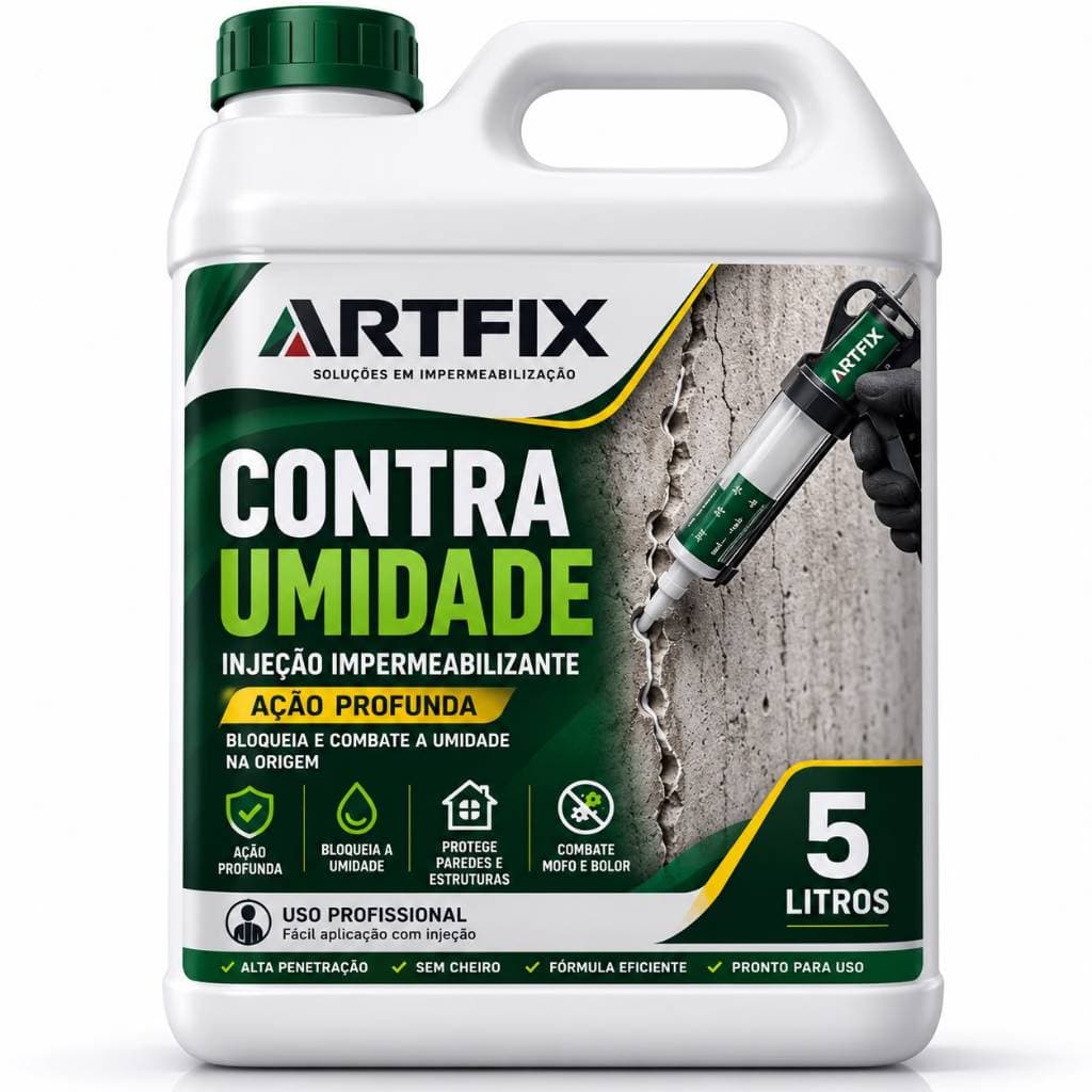 Bloqueador de Umidade Ascendente Artfix 5L Incolor