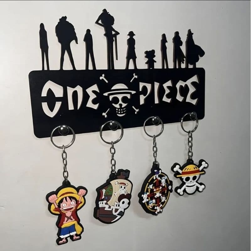 Porta Chaves Decorativo One Piece Organizador Parede