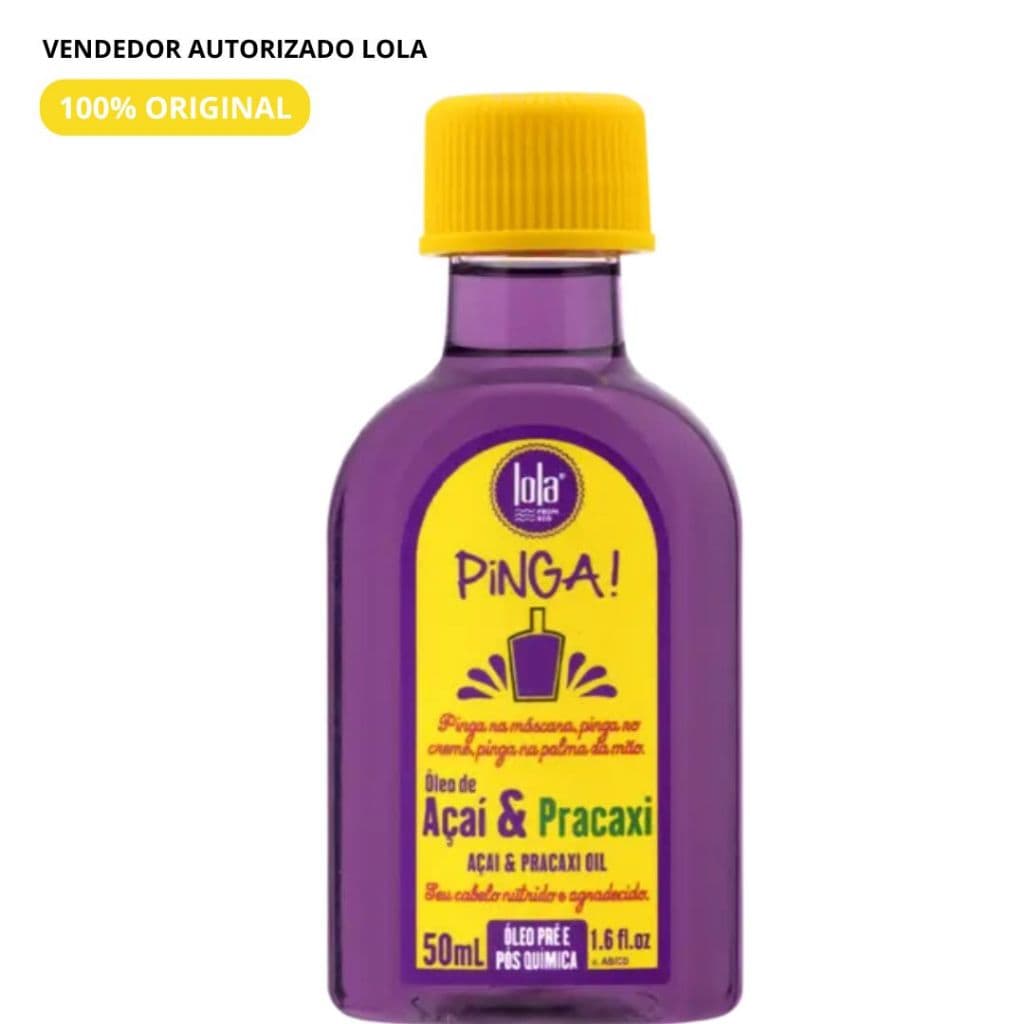 Pinga Oleo de Açai e Pracaxi  Lola Cosmetics 50ml