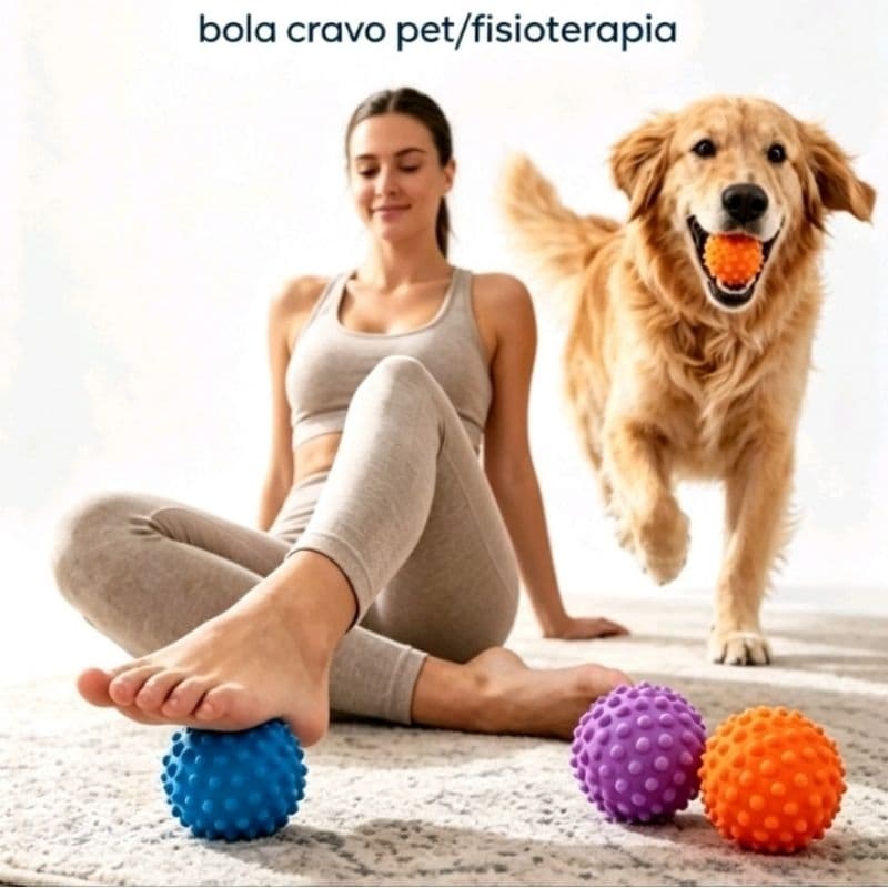 bolinha anti stress cravo pet fisioterapia brinquedo para cachorro/gato ansiedade treino adestramento pet