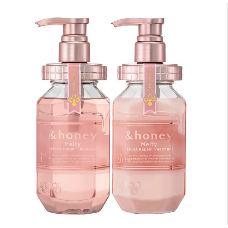 &honey - Melty Moist Repair Shampoo 440ml +Treatment 445g