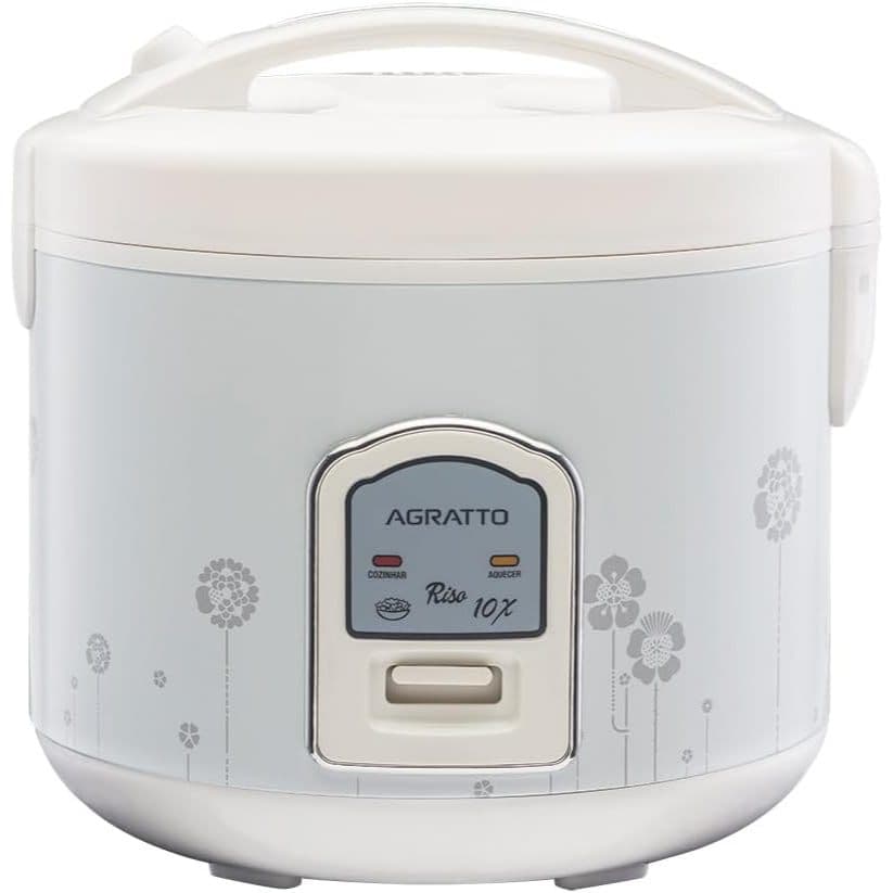 Panela Agratto Riso PA10X-02 700W Elétrica Com Aquecimento Automático Cuba Antiaderente - 127v
