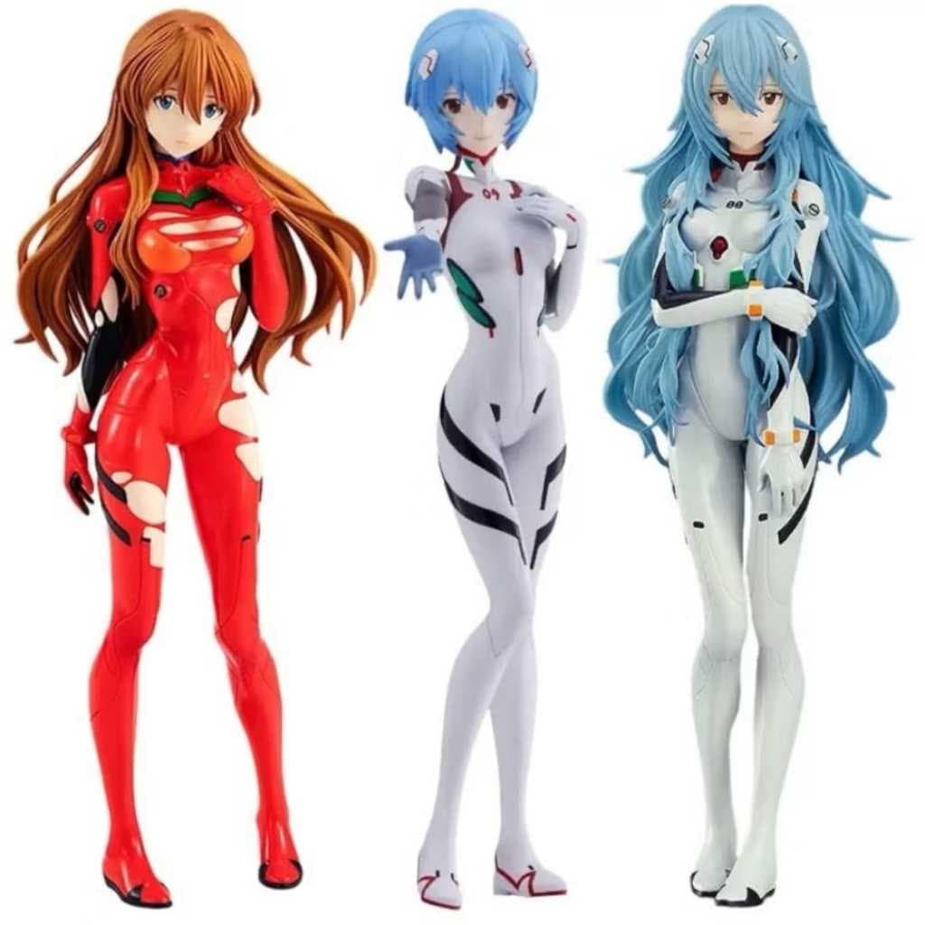 Action Figure Anime Neon Genesis Eva Rei Ayanami Asuka