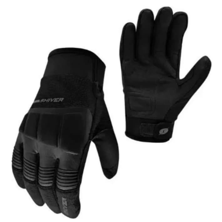 LUVA SHIVER ROCKET 2 PRETA ORIGINAL PROTEÇÃO TÉRMICA FRIO RESISTENTE TOUCH SCREEN MOTOBOY QUALIDADE