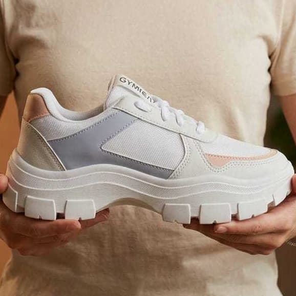 tenis feminino branco plataforma exclusivo primeira linha casual leve confortavel dia a dia trabalho