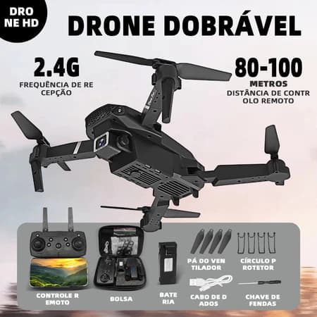 Drone E88 Pro 4K HD Fotografia Aérea Alta Definição K3 Quadcopter Aircraft Com Remote Control
