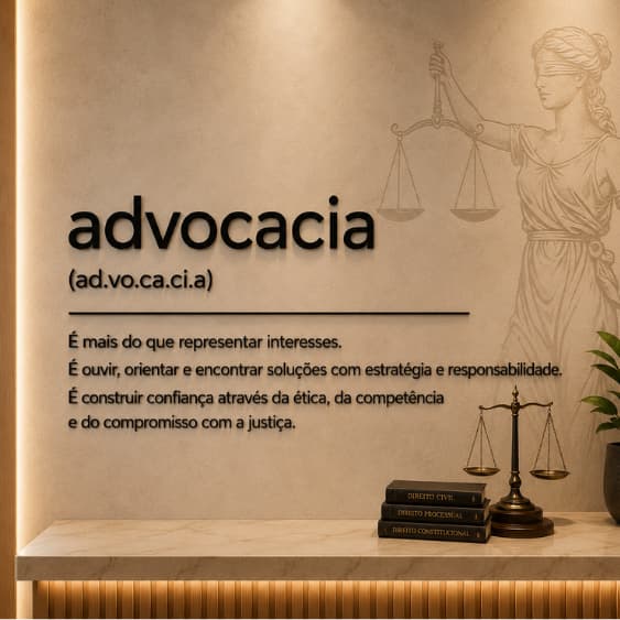 Frase Decorativa Advocacia Frase Jurídica em MDF  | Decoração para Escritório de Advogado