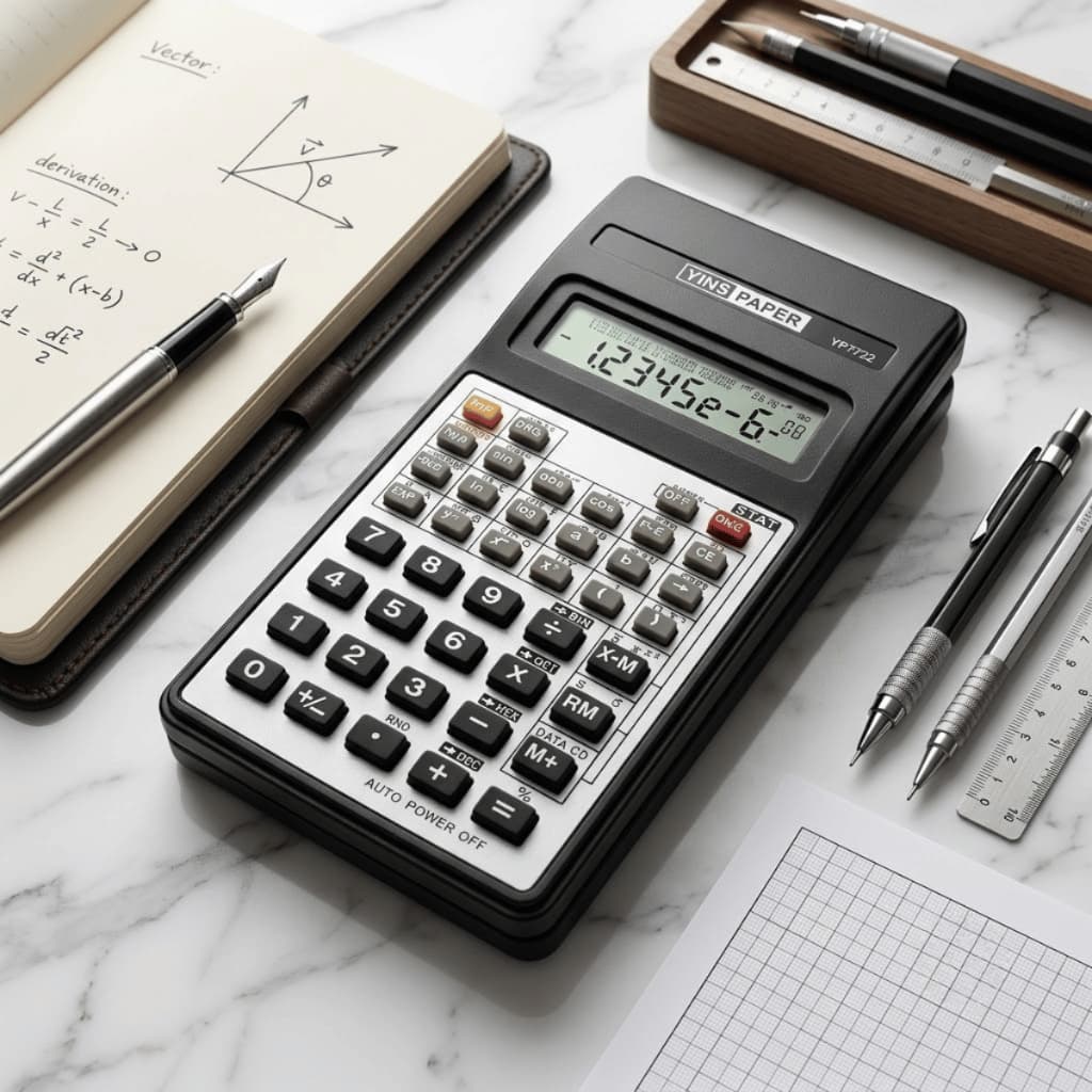 Calculadora Científica 15cm - Yins Paper / Escolar Escritório Estudo Matemática Funções