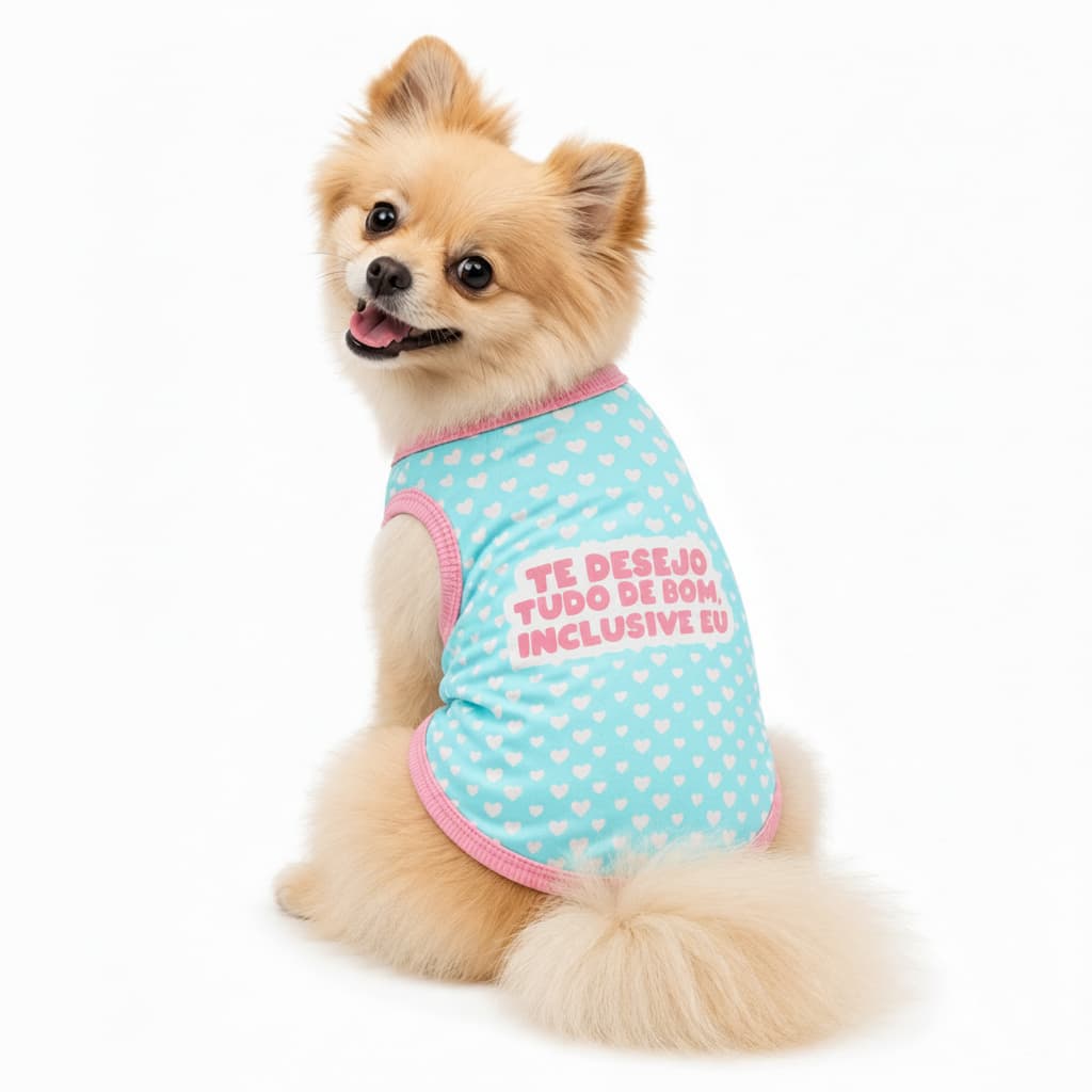 Roupa Para Cachorro Camiseta Pet Cães Pequenos e Médios Confortável Canelada Oh My Dog