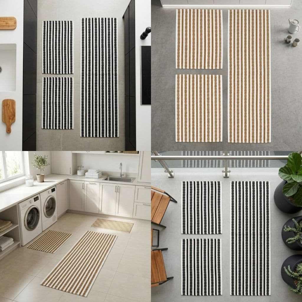 Kit Cozinha Algodão Mandacaru Geo 3 Peças Conjunto Decorativo Cozinha Moderna