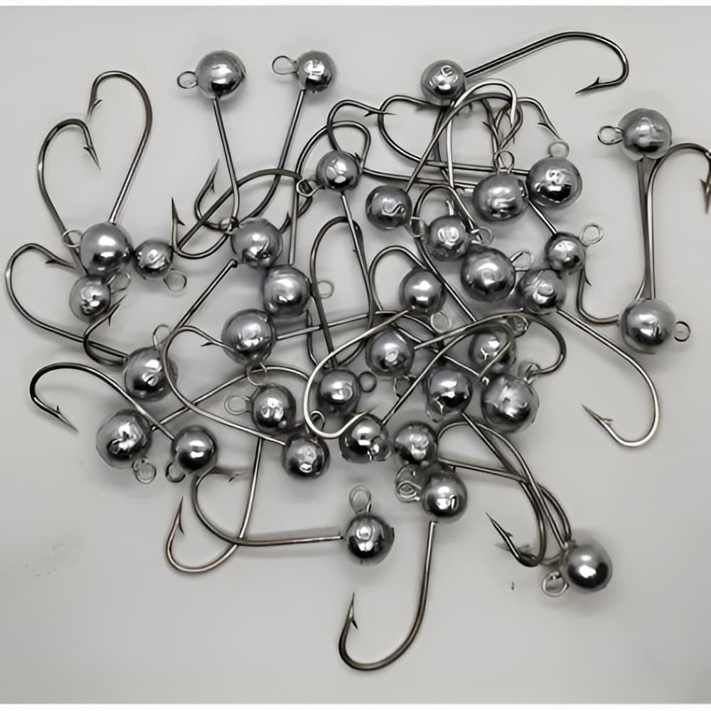 Kit 10 Jig Head Premium Extra Force Anzol Reforçado Isca Soft Bass Robalo Tucunaré